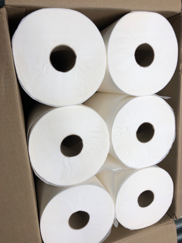 Photo 2 of Maximus X1017 High Capacity 10" Premium TAD Roll Paper Towel (6 Rolls Per Case) Commercial grade paper towels for office, restaurant, and healthcare facilities TAD White 6 Count (Pack of 1)