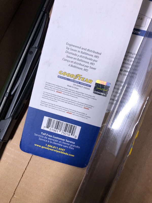 Photo 2 of Goodyear Integrity Windshield Wiper Blades 26 Inch & 19 Inch Set