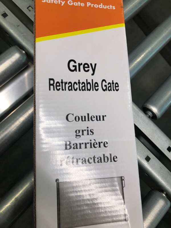 Photo 2 of EasyBaby Retractable Baby Gate, 33" Tall, Extends up to 55'' Wide, Grey / Child Safety Baby Gates, Pet Retractable Gates for Stairs, Doorways, Hallways, Indoor and Outdoor Gray