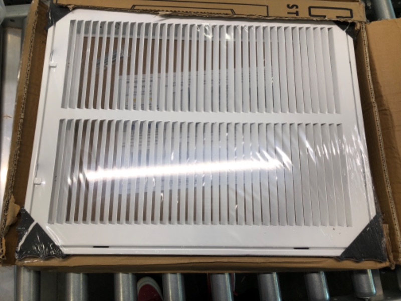 Photo 2 of Handua 14"W x 18"H [Duct Opening Size] Steel Return Air Filter Grille (HD Series) Removable Door | for 1-inch Filters, Vent Cover Grill, White, Outer Dimensions: 16 5/8"W X 20 5/8"H for 14x18 Opening Duct Opening Size: 14"x18"