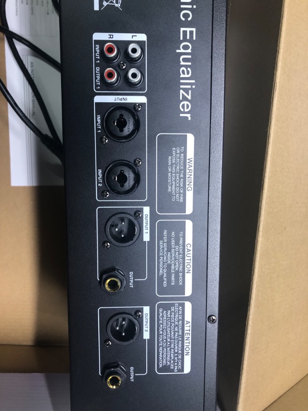 Photo 5 of TKL T2531 Professional Graphic Equalizer Audio Processor Two 31-Band Spectrum Display 2U Audio Digital Equalizador Professional Sound system Professional Equalizers For KTV Stage Performance