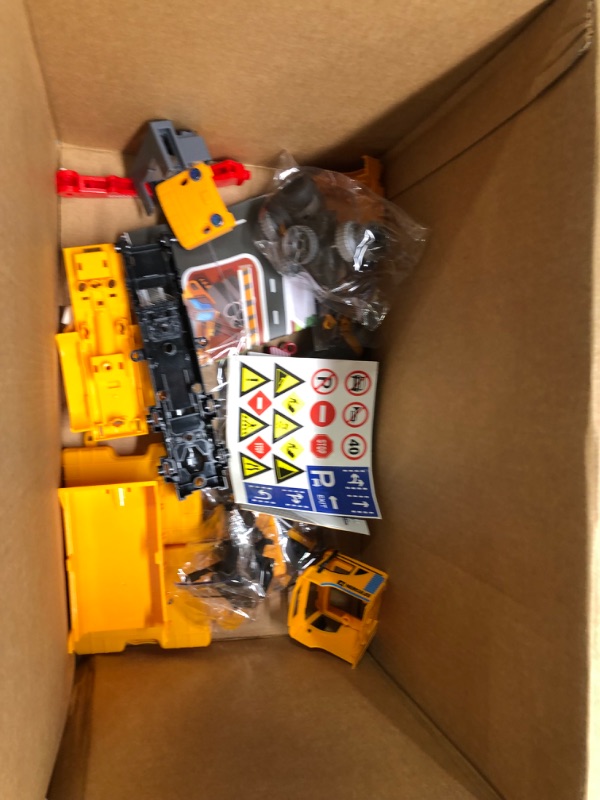 Photo 1 of Take Apart Construction Crane Truck Toy for Kids - 104 Pcs STEM Toys w/ Drill, Push & Go Lights & Sounds for Kids - DIY Construction Building Vehicle Playset for Boys Ages 4 5 6 7 8 Years Old Crane Truck - 104 Pcs