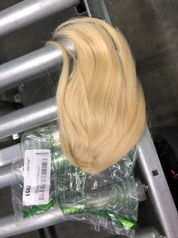 Photo 2 of Hairro Clip In Bangs Hair Extensions Human Hair Bangs Clip On Bangs Thick Hair Bangs Front Bangs Hairpieces Fringe Real Hair Bangs With Temple Hair Clip Top Hairpiece For Women 25g #613 Bleach Blonde 1 Count 3 clips-#613 Bleach Blonde