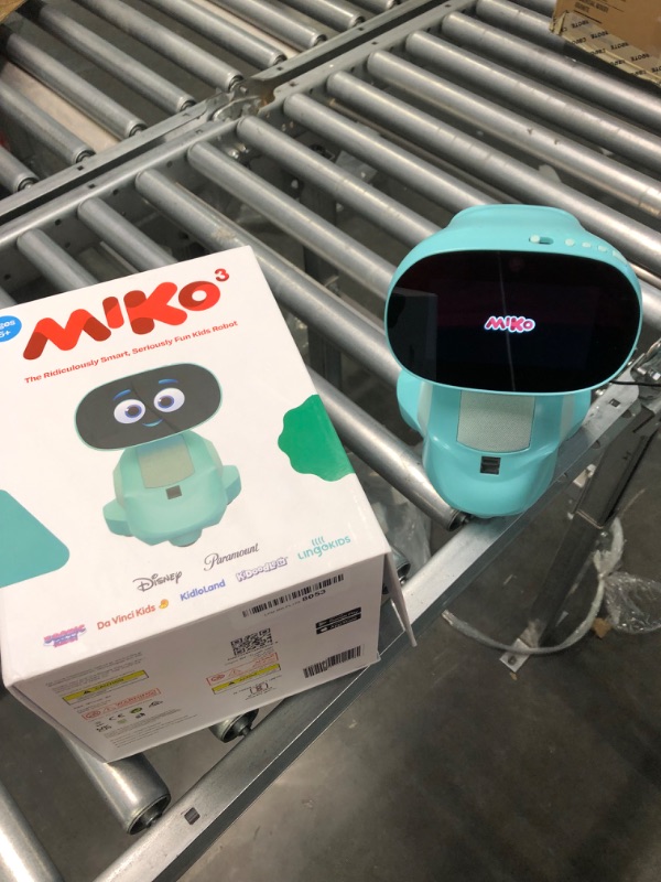 Photo 4 of Miko 3: AI-Powered Smart Robot for Kids | STEM Learning & Educational Robot | Interactive Robot with Coding apps + Unlimited Games + programmable | Birthday Gift for Girls & Boys Aged 5-12 Blue