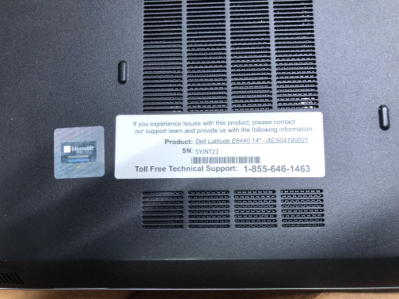 Photo 1 of Dell Latitude E6440 14in Laptop, Core i5-4300M 2.6GHz, 8GB Ram, 256GB SSD, DVDRW, Windows 10 Pro 64bit (Renewed)