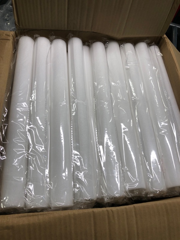 Photo 1 of 100PCS Foam Sticks, Glow Sticks in The Dark Party Supplies 3 Flashing Modes Light up Foam Sticks for Adult Wedding, Children's Party, Halloween Christmas, Concerts, Birthday 100 Glow Sticks