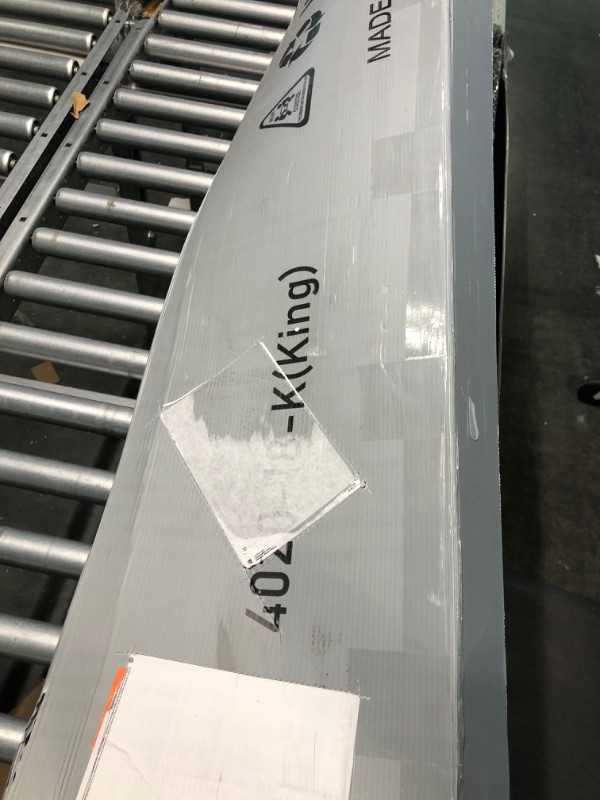 Photo 3 of Vengarus King Size Bed Frame No Box Spring Needed,18 Inch Heavy Duty King Platform Bed Frame Support Up to 3000 lbs, Easy Assembly, Noise Free, Black King 18-inch