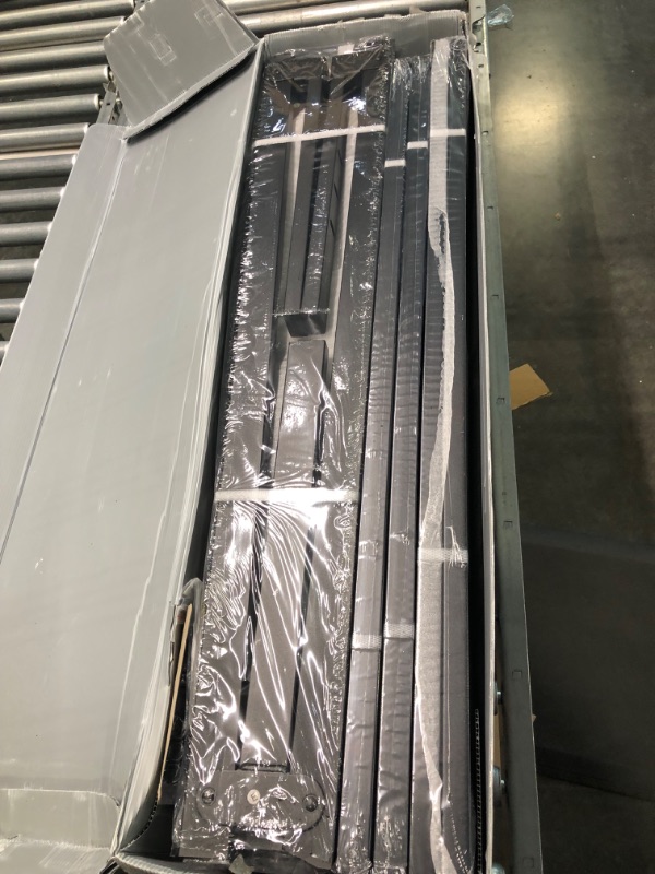 Photo 2 of Vengarus King Size Bed Frame No Box Spring Needed,18 Inch Heavy Duty King Platform Bed Frame Support Up to 3000 lbs, Easy Assembly, Noise Free, Black King 18-inch