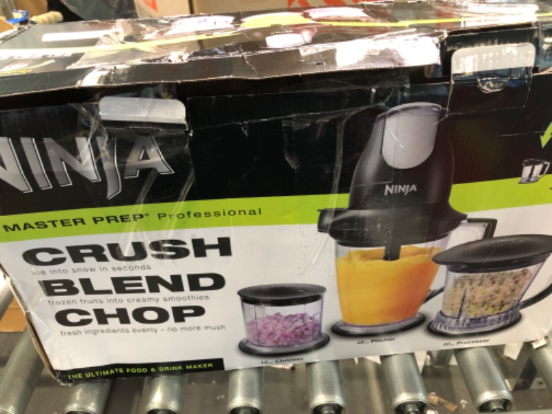 Photo 2 of  for a Ninja QB1004 Blender/Food Processor with , 48oz Pitcher, 16oz Chopper Bowl, and 40oz Processor Bowl for Shakes, Smoothies, and Meal Prep