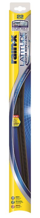 Photo 1 of Rain-X 810165 Latitude 2-In-1 Water Repellent Wiper Blade, 22 Inch Windshield Wiper, Automotive Replacement Windshield Wiper Blades With Patented Rain-X Water Repellency Formula 22"