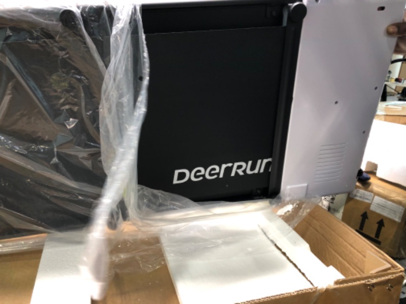 Photo 4 of DeerRun Walking Pad, Under Desk Treadmill, Walking Pad Treadmill Under Desk, Mini Treadmill in LED Display Bright white