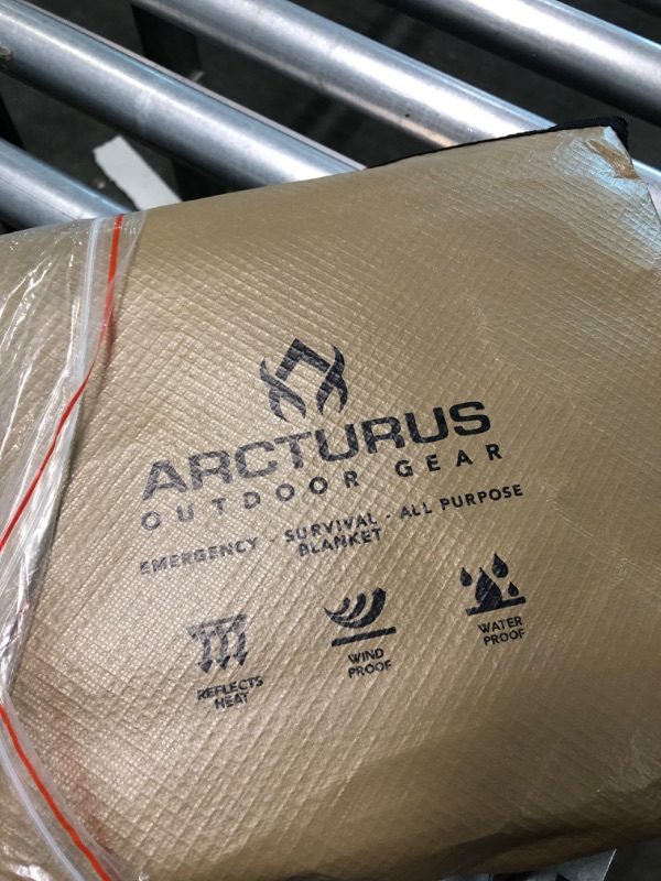 Photo 3 of Arcturus Heavy Duty Survival Blanket - Insulated Thermal Reflective Tarp - 60" x 82". All-Weather, Reusable Emergency Blanket for Car or Camping. Thermal Barrier Blocks Infrared Signature