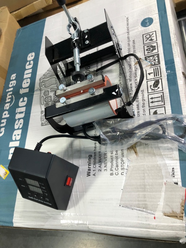 Photo 1 of CREWORKS Heat Press Machine 12x15 Inch, T Shirt Transfer Press with 5 in 1 Mug Plate Cap Set, 360 Swing Away Sublimation Heat Press for T Shirt Mug Hat Cup Shoes (12x15 Inch 5 in 1)