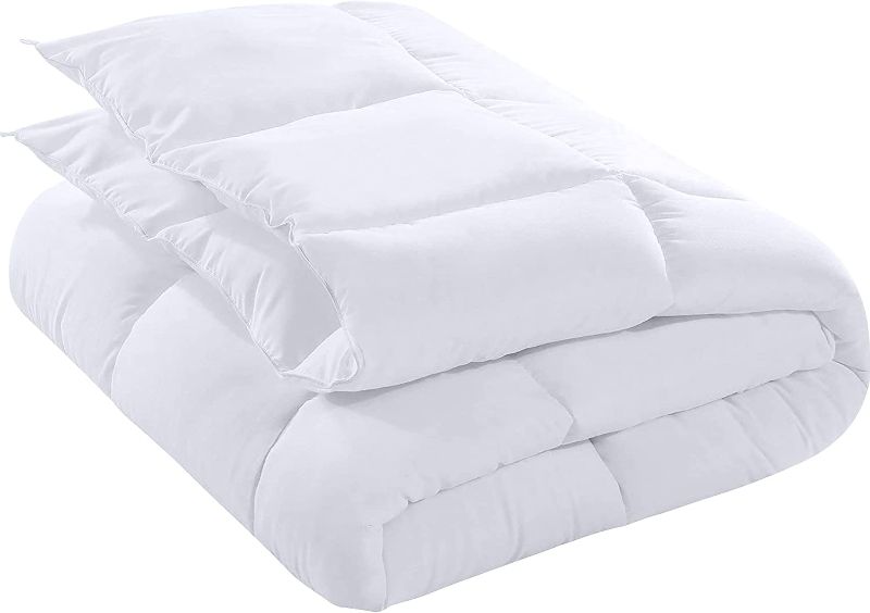 Photo 1 of Utopia Bedding Comforter Duvet Insert - Quilted Comforter with Corner Tabs - Box Stitched Down Alternative Comforter (King, White)
