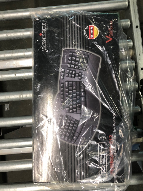 Photo 2 of PERIXX PERIBOARD - 612 Wireless Ergonomic Keyboard with Gel Wrist Rest Bundle