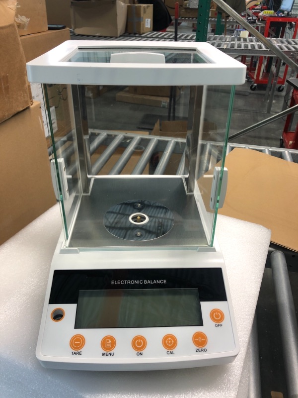 Photo 3 of Bonvoisin Digital Analytical Balance 0.1mg High Precision Lab Scale CE Certificated Electronic Balance 0.0001g Scientific Laboratory Scale (300g, 0.1mg)