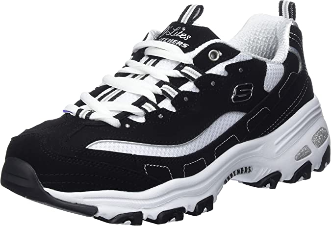 Photo 1 of Skechers D'Lites Life Saver Sneaker - Women's - Black Size 9