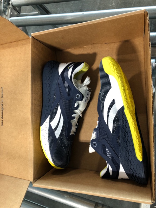 Photo 2 of Reebok Men's Nano x Training Shoes - Vector Navy/White/Chartreuse 13