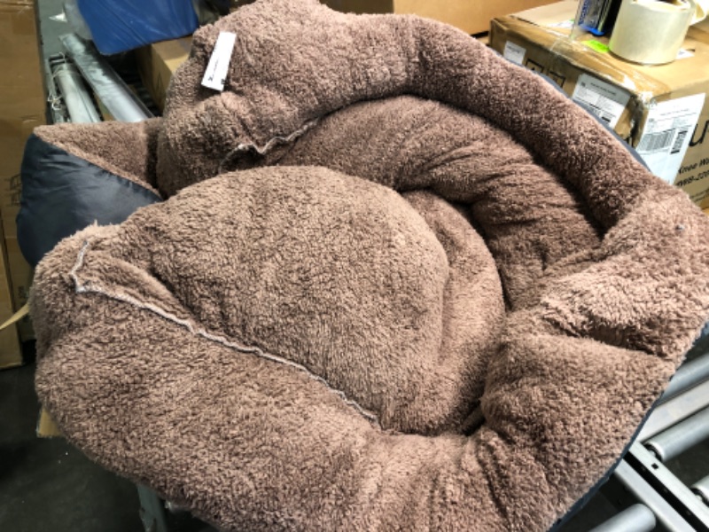 Photo 1 of PUPPBUDD Pet Dog Bed for Medium Dogs(XXL-Large for Large Dogs),Dog Bed with Machine Washable Comfortable and Safety for Medium and Large Dogs Or Multiple XXXL-Jumbo-44''x35''x7'' Grey
