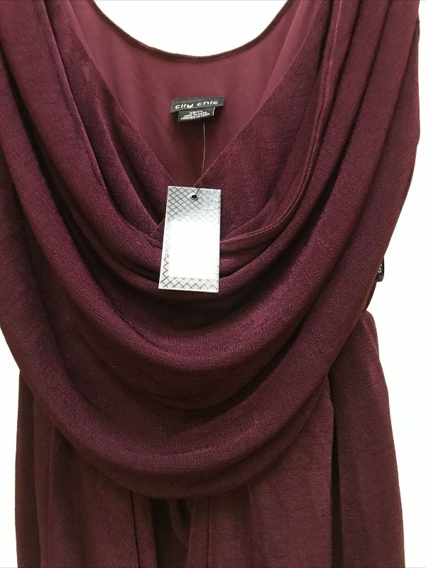 Photo 1 of city chic dress luxe drape color port size XXL/24