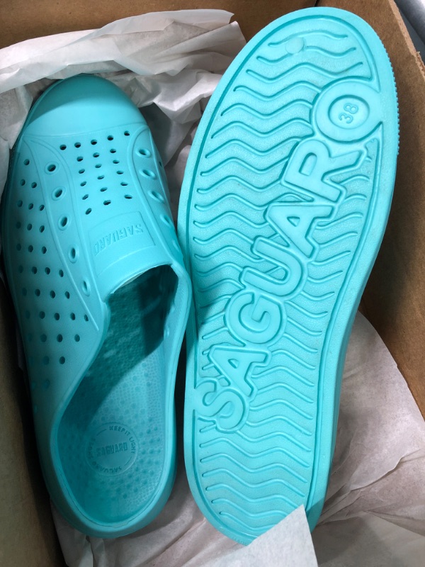 Photo 2 of SAGUARO Men's Women's Garden Clogs Unisex Quick Dry Beach Shoes Sandals Outdoor Non-Slip Summer 38 Green