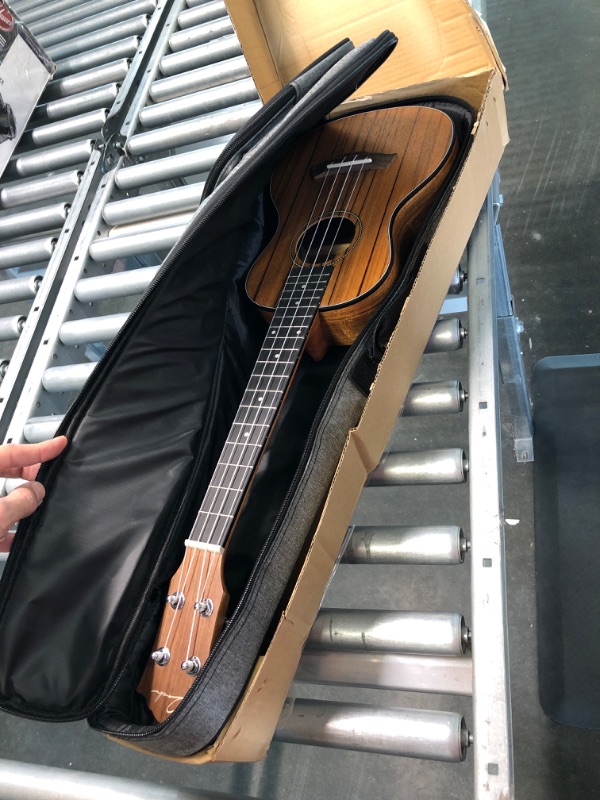 Photo 1 of Ranch Tenor Ukulele 26 inch Professional Learn to Play Beginner Ukelele with 12 Free Online Lessons ukalalee Starter Ukele Instrument Kit Bundle Gig bag & Tuner & Strap & Aquila String Set - Matte 26 inch Walnut-26