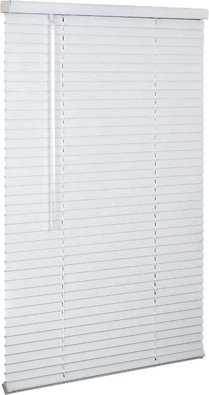 Photo 1 of LOTUS & WINDOWARE Cordless 1" Aluminum Mini Blind 59" Wide x 72" Long, ALABASTER