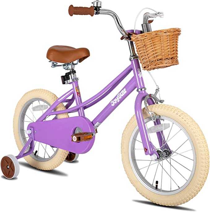 Photo 1 of JOYSTAR Girls Bike for 2-12 Years Old Toddlers and Kids, 12" 14" 16" Kids Bike with Training Wheels & Basket, 20 Inch Kid's Bicycle with Kickstand, Retro Style Bikes