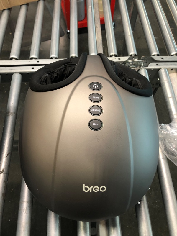 Photo 4 of Breo Foot Massager Machine with Heat, Shiatsu Deep Tissue Kneading, Rolling Massage for Relax, Fits Feet Up to Men Size 12