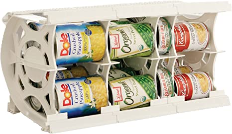 Photo 1 of Shelf Reliance Cansolidator Cupboard 20 Cans | Can Organizer for Pantry | Rotating Canned Food Storage Organizer | Kitchen Organizer and Storage… (20 cans)