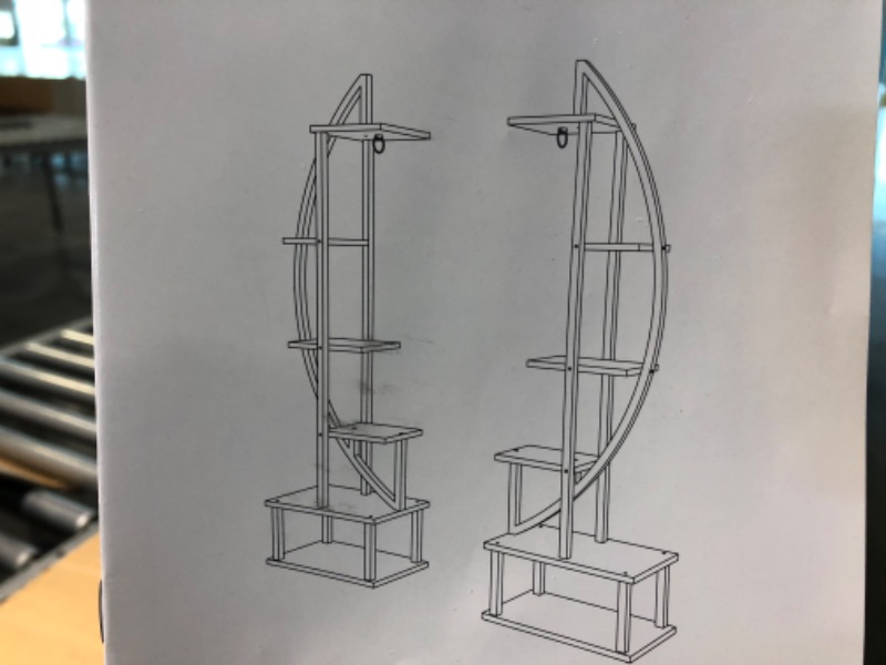 Photo 4 of YOLENY 6 Tier Metal Plant Stand Rack of 2 Indoor Multiple Stand Holder Shelf Planter Display for Patio Garden, Living Room, Balcony, and Bedroom