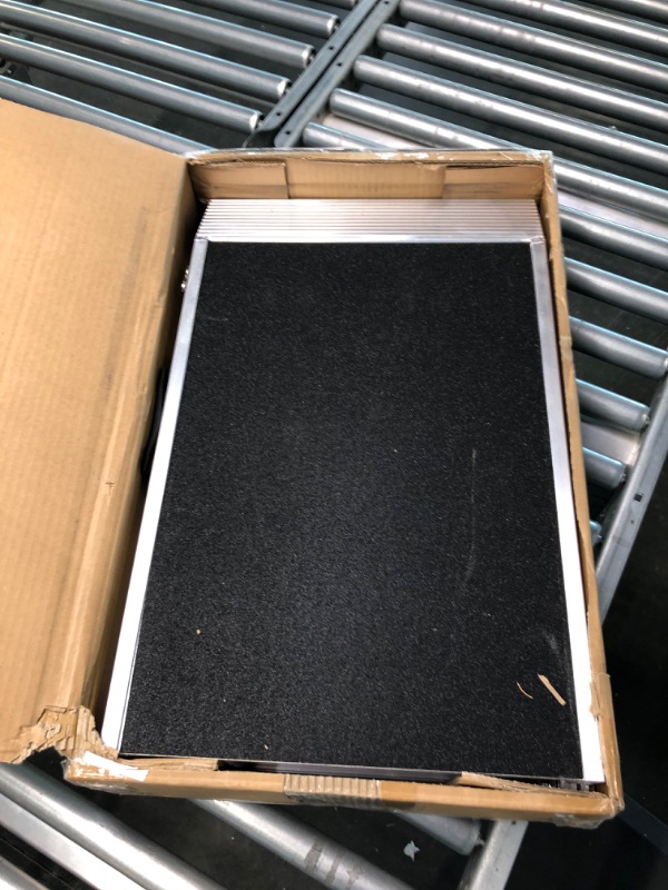 Photo 6 of Dog Ramps for Large / Small Dogs,RV Dog Ramps, Portable Lightweight Pet Ramp, Fold Dog & Cat Ramp for SUV, Truck, Stairs, Outdoor, No-Skid and High Traction Surface, 400LBS Load Capability, 60" * 15"