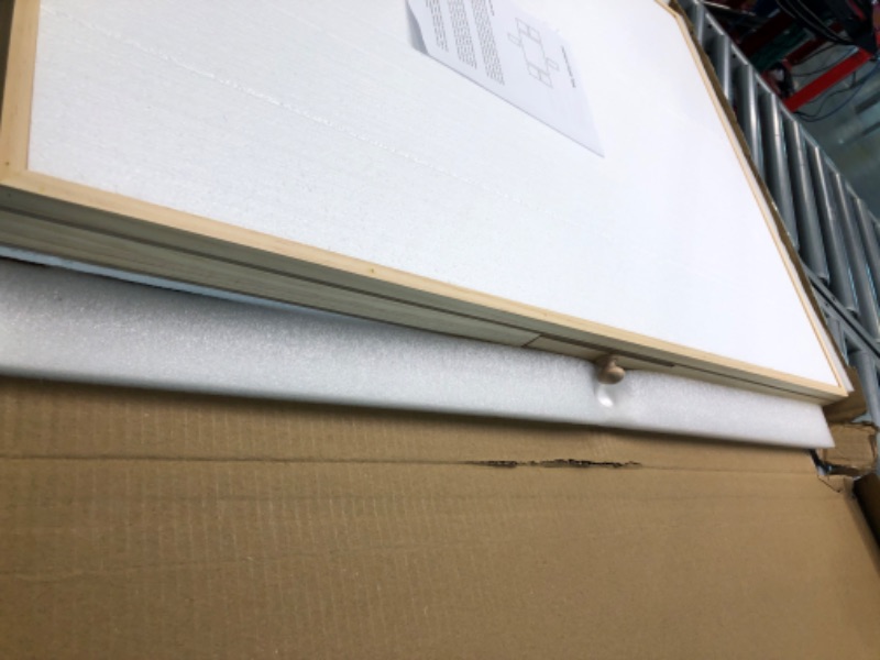 Photo 1 of 1000 Piece Wooden Puzzle Table-Smooth Fiberboard Work Surface - Six Sliding Drawers Complete This Puzzle Storage System
