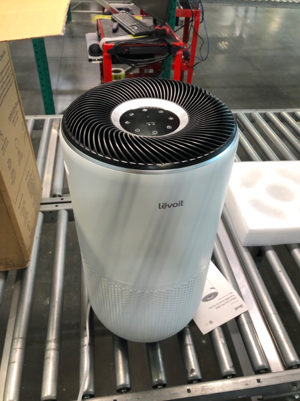 Photo 6 of LEVOIT Air Purifiers for Home Large Room, Smart WiFi and PM2.5 Monitor H13 True HEPA Filter Removes Up to 99.97% of Particles, Pet Allergies, Smoke, Dust, Auto Mode, Alexa Control, White Core 400S White
