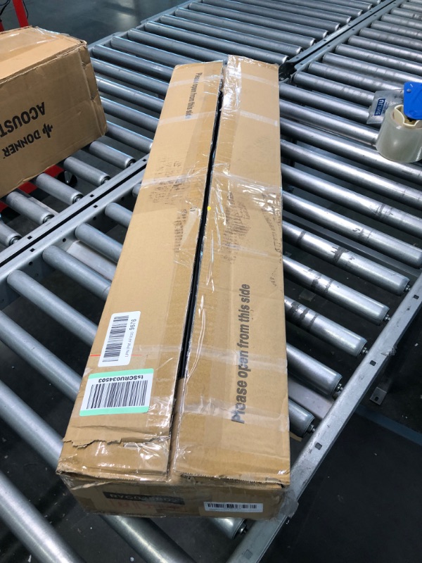 Photo 1 of SONGMICS Clothes Rack, Closet Racks for Hanging Clothes, Clothes Wardrobe with 3 Hanging Rods and Shelves, 16.9 x 54.3 x 71.7 Inches, Freestanding Closet Wardrobe Rack, Black URYG025B02