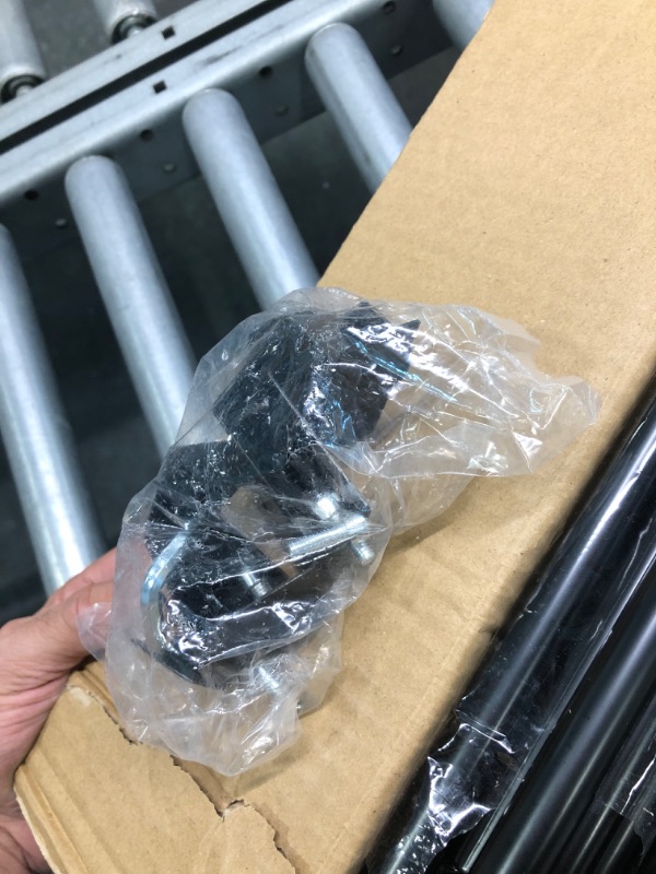 Photo 1 of SONGMICS Clothes Rack, Closet Racks for Hanging Clothes, Clothes Wardrobe with 3 Hanging Rods and Shelves, 16.9 x 54.3 x 71.7 Inches, Freestanding Closet Wardrobe Rack, Black URYG025B02