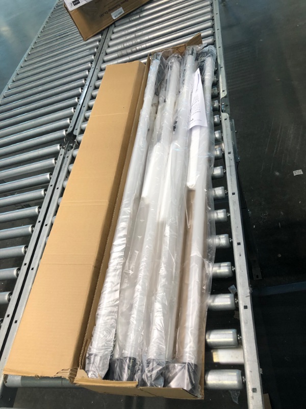 Photo 1 of Linkable LED Shop Light for Garage, 4400lm, 4FT 42W Utility Light Fixture, 5000K Daylight LED Workbench Light W/Plug [250W Equivalent]Hanging or Surface Mount, Black - 4 Pack ETL Black 4FT