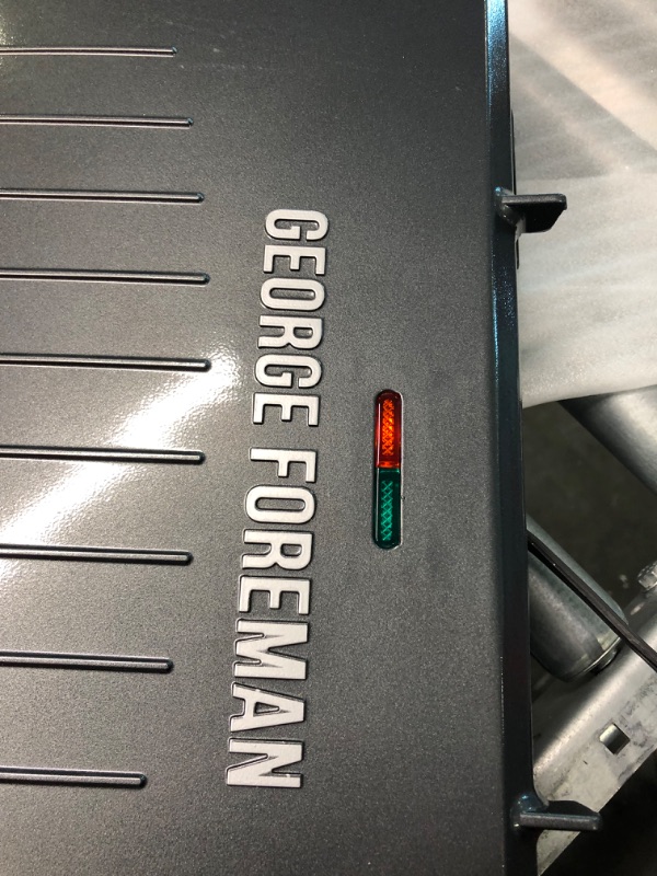 Photo 4 of George Foreman GRS120GT, 9 Serving, Gray