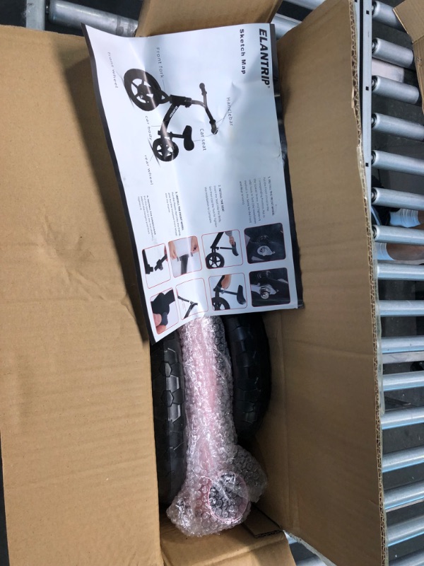 Photo 1 of Elantrip Balance Bike, Lightweight Toddler Bike for 2 3 4 5 Year Old Boys, Birthday Gift Toys for 2-5 Year Old Boys and Girls, No Pedal Bikes for Kids with Adjustable Handlebar and seat steel-pink