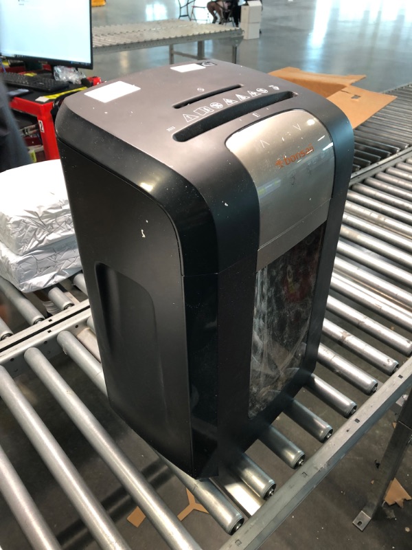 Photo 1 of Bonsaii 14 Sheet Crosscut Paper Shredder, 120 Mins P-4 Level Ultra Quiet Home Office Heavy Duty Shredder, 6 Gallons Large Pullout Bin & 4 Wheels Home Use Shredder for Document/Mails/CDs/Credit Cards 3S23 14 Sheet-120Mins
