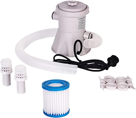 Photo 1 of Automatic Boat Bilge Pump 220V Above Ground Swimming Pool Filter Pump Pool Water Cleaner with Cartridge 330GPH Pump Flow Rate, Portable