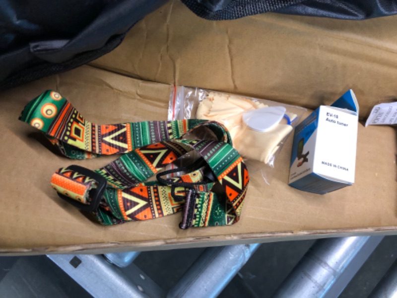 Photo 1 of Everjoys Soprano Ukulele Beginner Pack-21 Inch w/Rainbow String Free Online Lesson Gig Bag Fast Learn Songbook Digital Tuner Pick All in One Kit