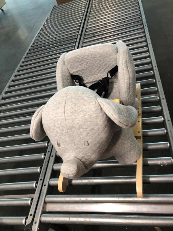 Photo 1 of Nattou Rocking Animal for Children, Tembo The Elephant, 10-36 Months, 64 x 34 x 46 cm, Grey, 929141