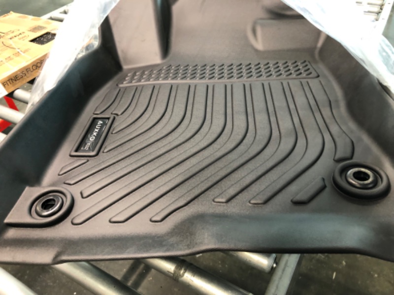 Photo 5 of Auxko All Weather Floor Mats Fit for Kia Sportage 2023 Only Hybrid(Not Plug in) TPE Rubber Liners Set Sportage 2023 Hybrid Accessories All Season Guard Odorless Anti-Slip Floor Mats for 1st & 2nd Row