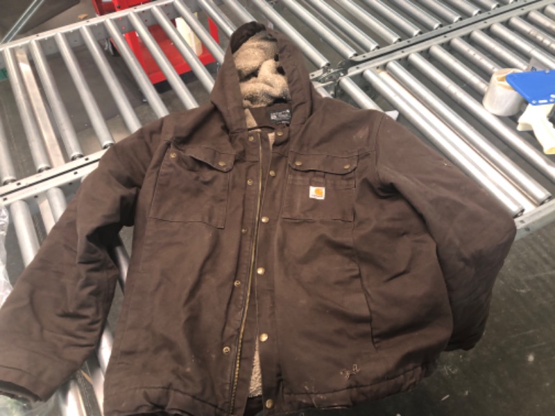 Photo 3 of Carhartt Men's Bartlett Jacket (Regular and Big & Tall Sizes) X-Large Dark Brown