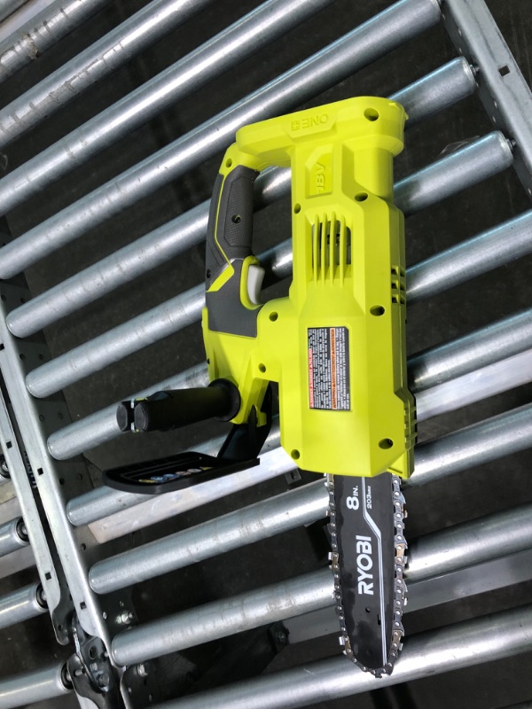 Photo 2 of RYOBI Ryobi ONE+ 18V 8 in. Cordless Battery Pruning Chainsaw (Tool Only- Battery and Charger NOT INCLUDED), P5452BTL