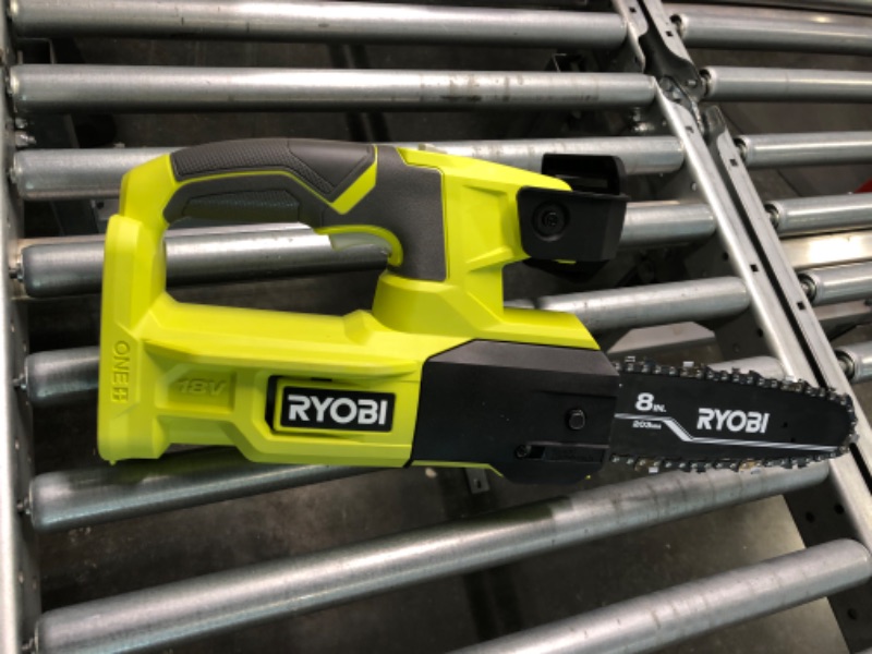 Photo 5 of RYOBI Ryobi ONE+ 18V 8 in. Cordless Battery Pruning Chainsaw (Tool Only- Battery and Charger NOT INCLUDED), P5452BTL