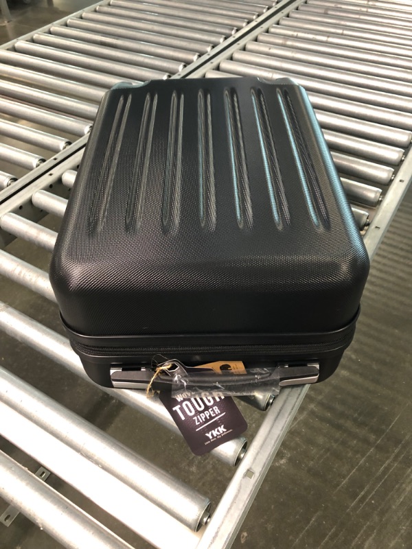 Photo 1 of Kono Carry on Luggage 19inch Suitcase Airline Approved Lightweight ABS Material Carry on Suitcase Spinner Wheels 360° Rotation for Women Travel Suitcase Black 19'' Black