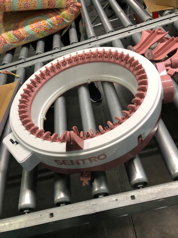 Photo 1 of Knitting Machine, 48 Needles Knitting Loom Machine with Row Counter, Smart Weaving Loom Knitting Round Loom, Knitting Board Rotating Double Knit Loom Machine Kit for Kids/Adults