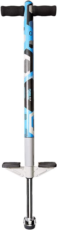 Photo 1 of Think Gizmos Pogo Stick for Kids Ages 5 and Up & Between 40 to 80 Pounds - Master This Foam Covered Kids Pogo Stick for Beginners (Blue & Black)